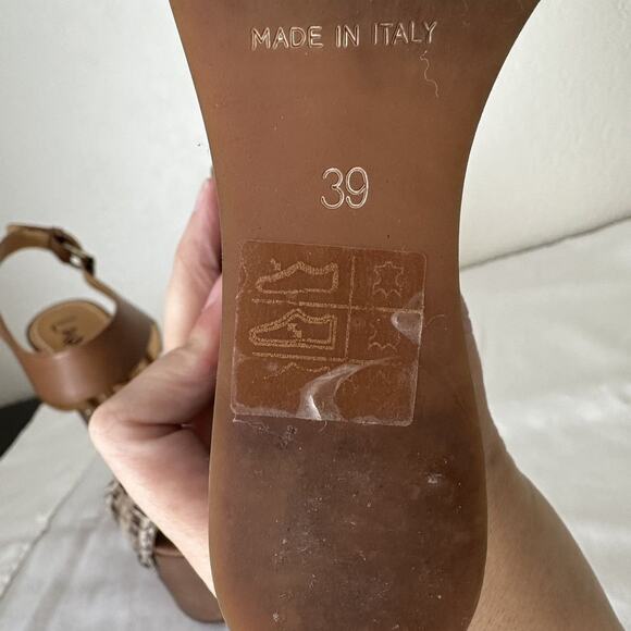 Lanvin Watersnake Wooden Wedge Sandal EU 39 Platform Super High - Picture 9 of 10